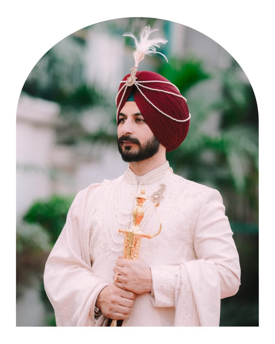 Sikh groom wedding turban, Thind Turban Tying & Training Centre
 Doncaster